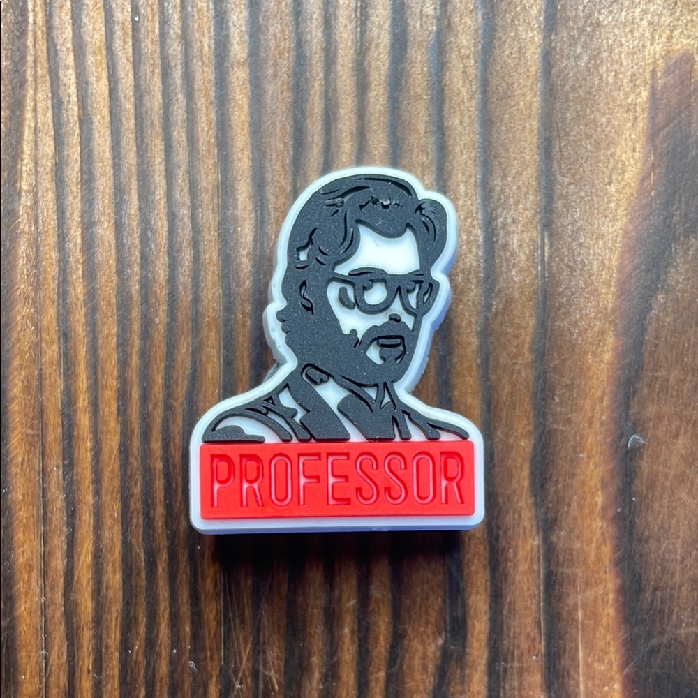 Professor Money Heist crocs shoe charm jibbitz